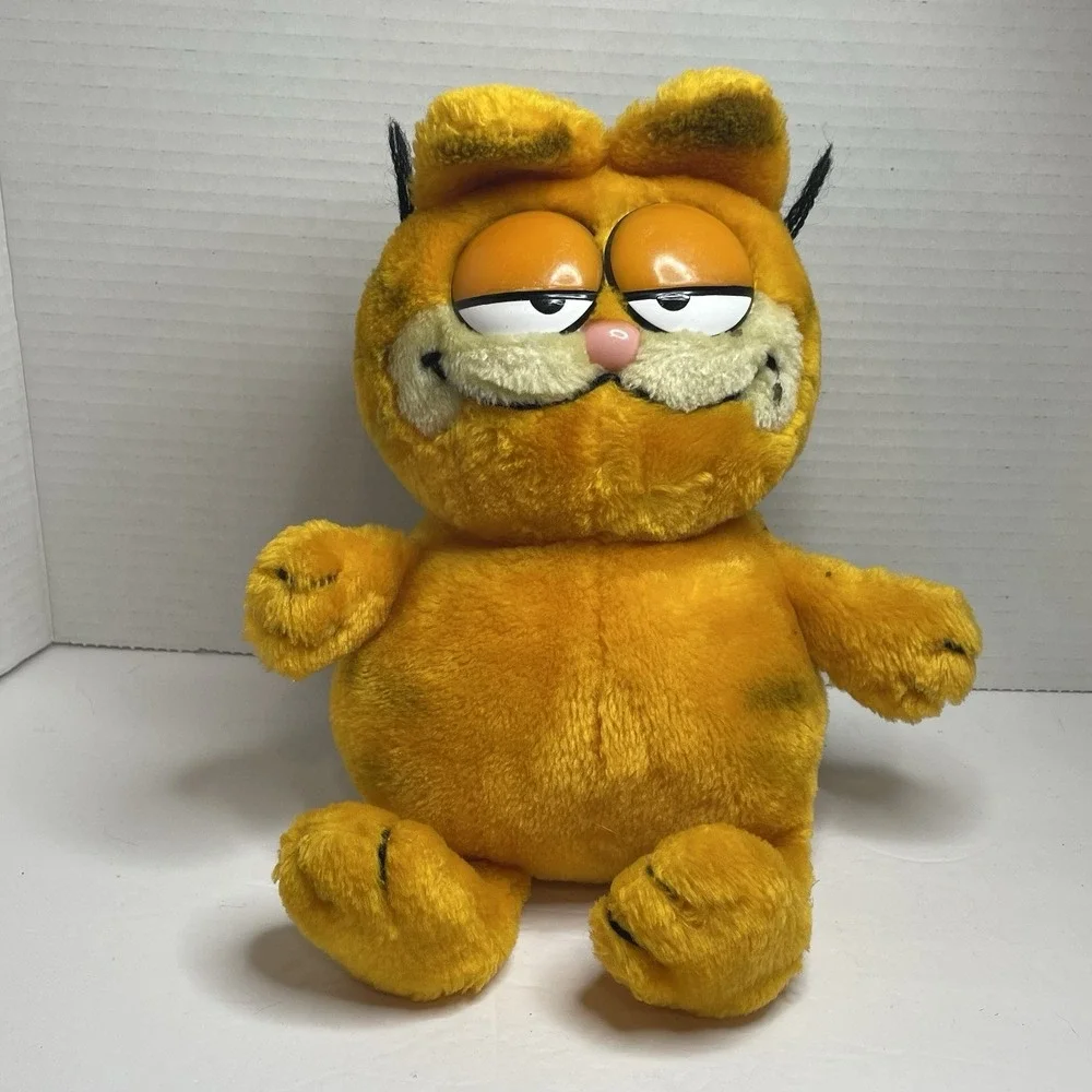 Vintage Garfield The Cat Plush Stuffed Toy By Fun Farm 11.5